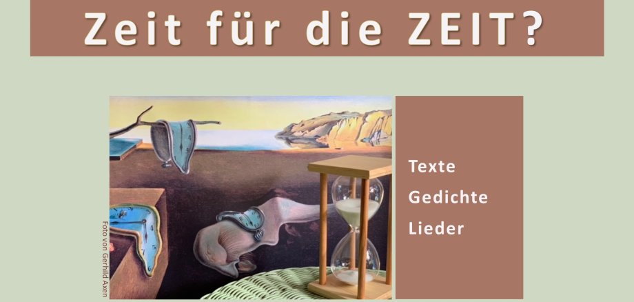 Plakat zur Veranstaltung "Zeit für die ZEIT" in Obermoschel